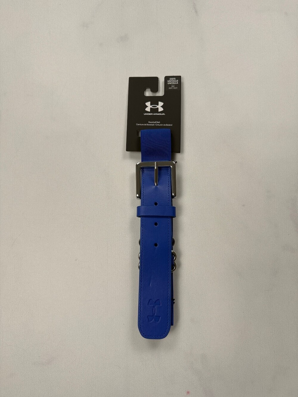 Under Armour Baseball Belt Blue Modern Varsity - Adult One Size Fits All NWT